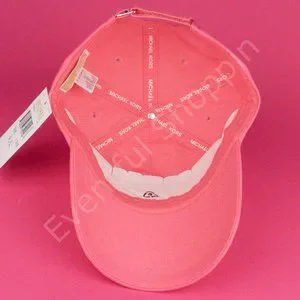 AUTHENTIC MICHAEL KORS BASEBALL HATlight  pink W/MK LOGO ADJUSTABLE O/S. NEW Michael Kors | Accessories | Michael Kors Signature Logo  main image 4